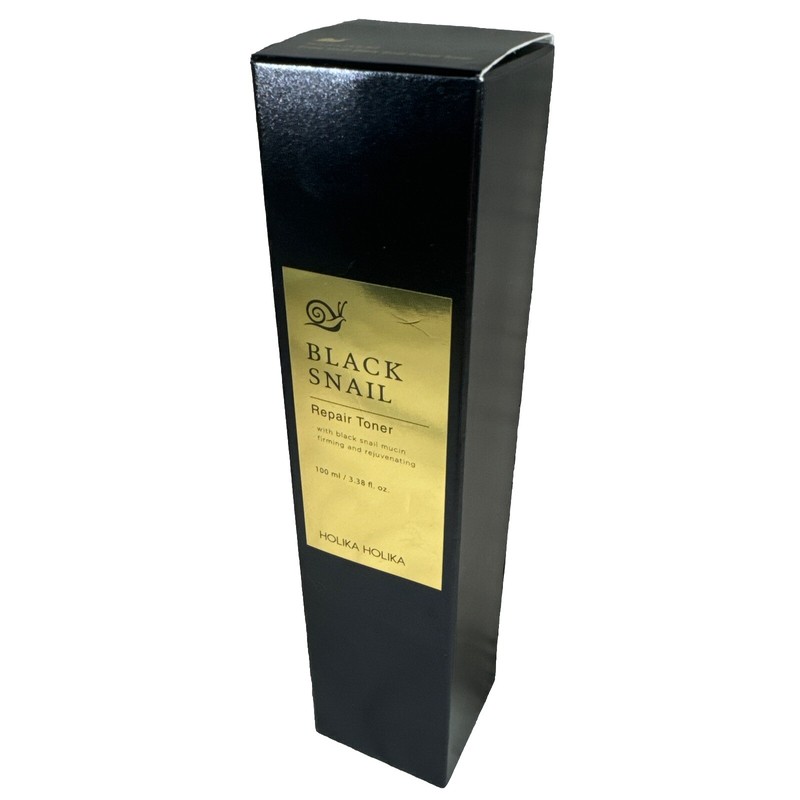 Holika Holika BLACK SNAIL REPAIR TONER Brightening / Wrinkle Improvement 3.38 Oz