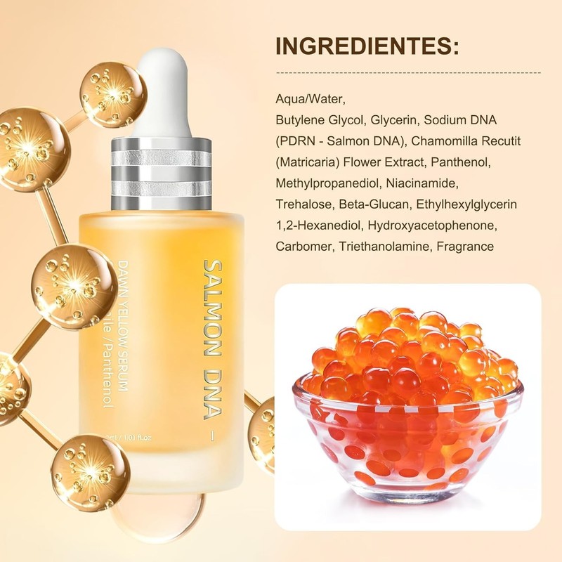 Chamomile & Salmon Egg Extract Ampoule – Restorative Serum for All Skin Types gallery