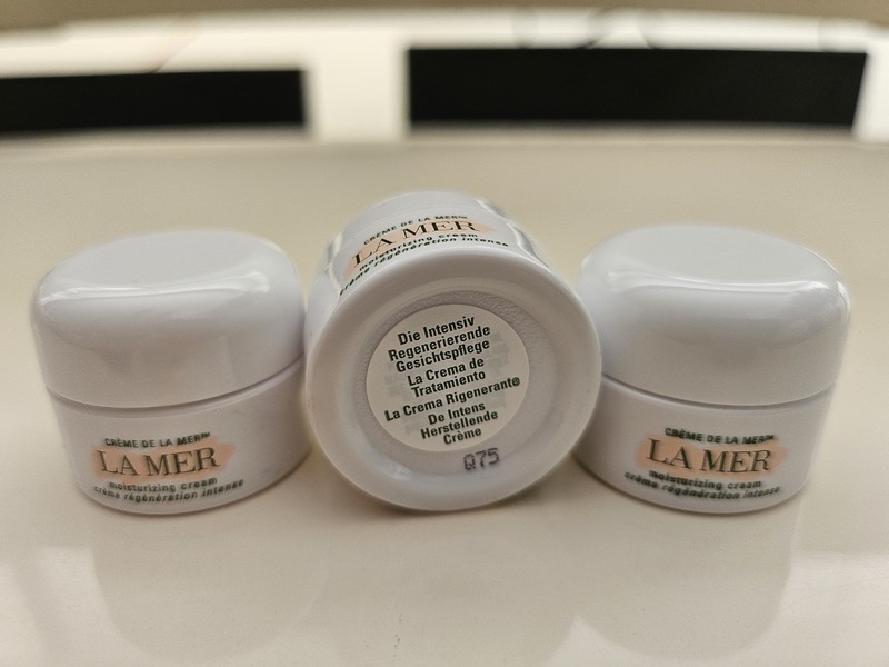 3 X La Mer & Very Fresh The Moisturizing Cream Travel Size .12 oz/3.5 ml