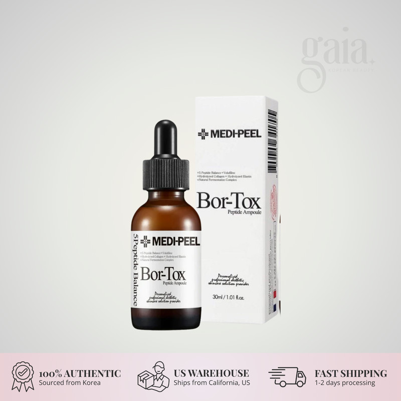MEDI-PEEL 5-Peptide Bor-Tox Ampoule 30ml – Firming Anti-Wrinkle Korean Serum