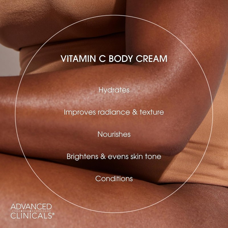 Clinically-Tested Vitamin C Cream - Youthful Radiance for Face & Body, 16 oz gallery