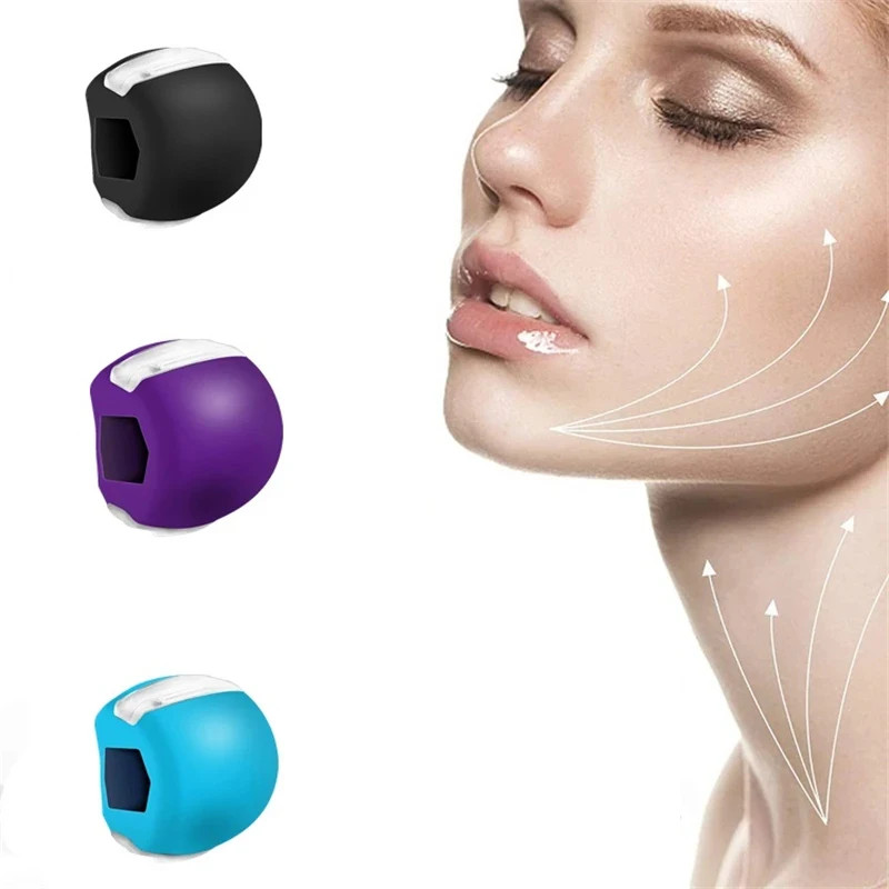 Silicone Jawline Exerciser Ball Premium Silica Gel Jaw Muscle Toner Cheekbone Tr gallery