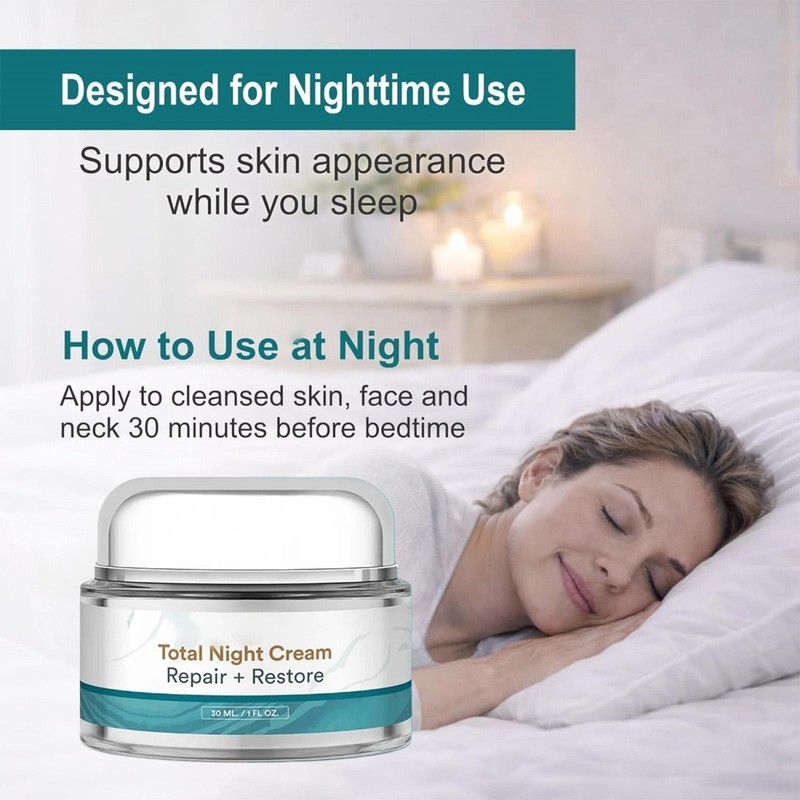 Total Night Cream Repair and Restore 1 oz sealed By Sun Coast Sciences Sealed gallery