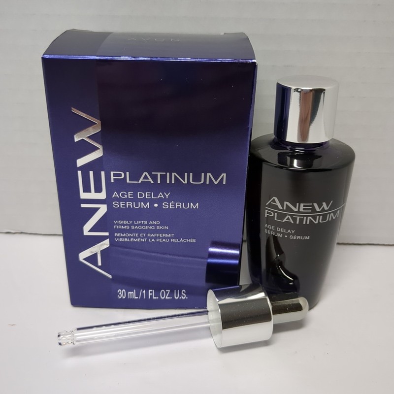 Avon Anew Platinum Age Delay Serum, full size, new in box