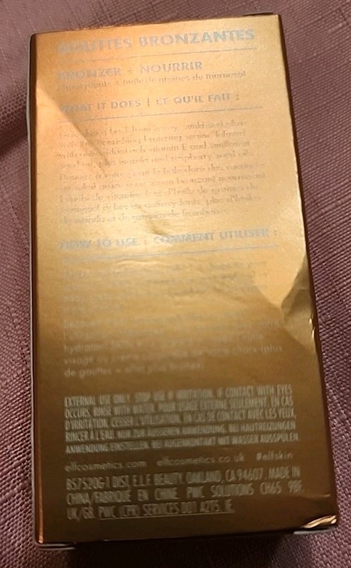 e.l.f. SKIN Bronzing Drops Copper Gold 30 mL Bronze 3 Clean Vegan Glow Serum... gallery