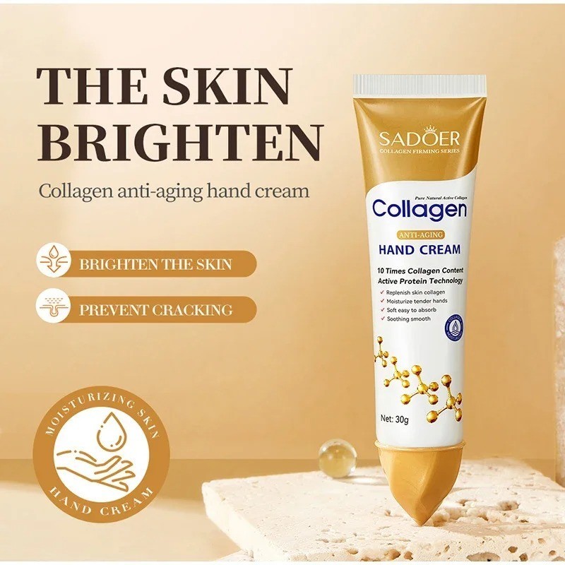 3PCS Collagen Anti-wrinkle Hand Cream Anti-Aging Cream Deep Moisture & Repair gallery