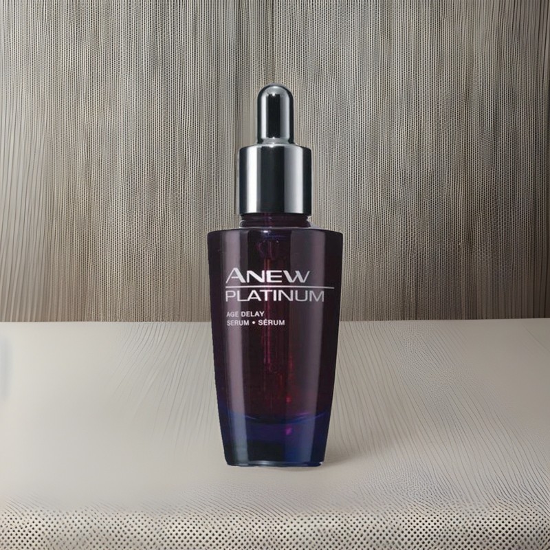 AVON Anew Platinum Age-Delay Serum 30ml/1floz NIB Vegan Hypoallergenic Full Size