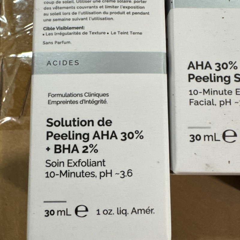 The Ordinary AHA 30 BHA 2 Peeling Solution for uneven skin tone 1 oz NI G1N gallery