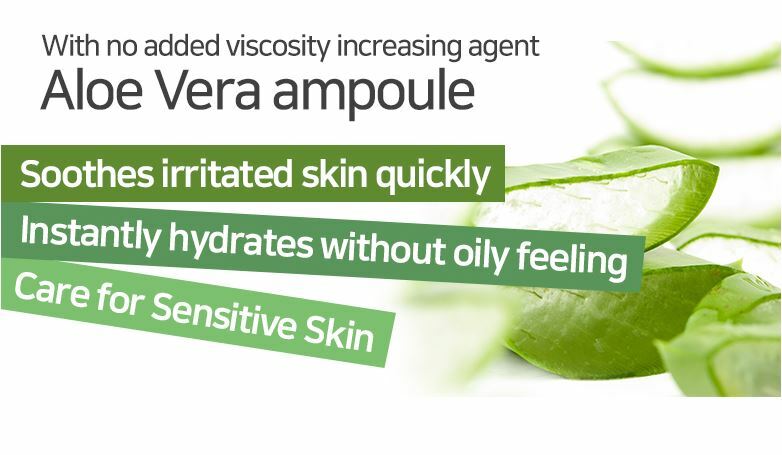 [RAMOSU] Aloe vera Leaf Extract 100% ampoule 10ml for Sensitive Skin from Korea gallery