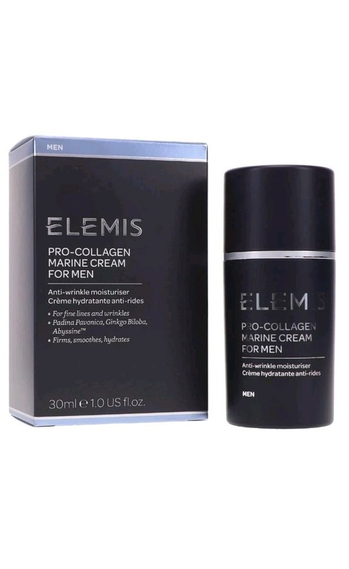 ELEMIS PRO COLLAGEN MARINE CREAM FOR MEN 30ml 1oz ANTI WRINKE Exp2027 GENUINE!!!