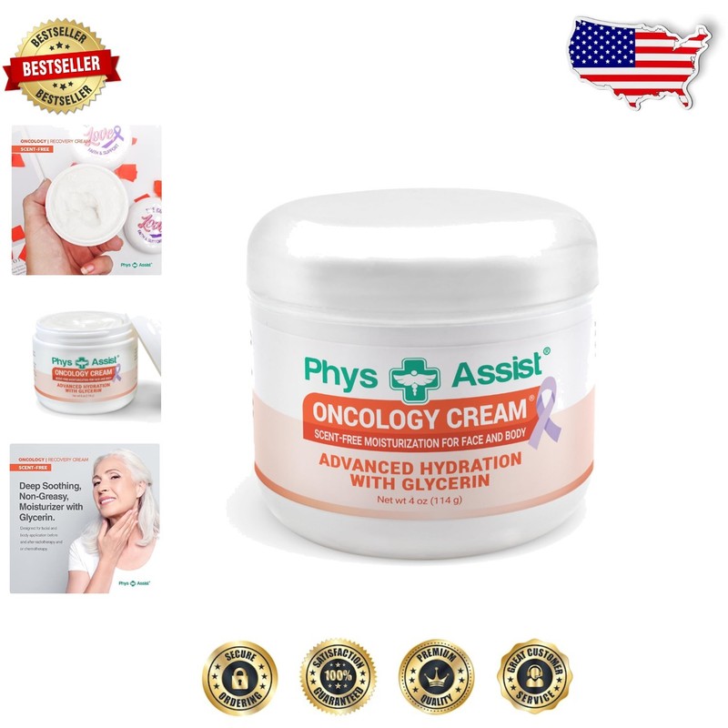 Oncology Cream 4oz Dermatologist Tested Soothing Moisturizer for Sensitive Skin