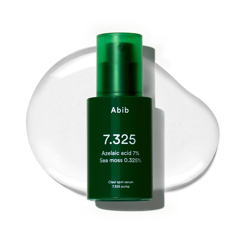 Clear spot serum 7.325 pump with Seamoss Extract, Azelaic Acid, Succinic Acid…