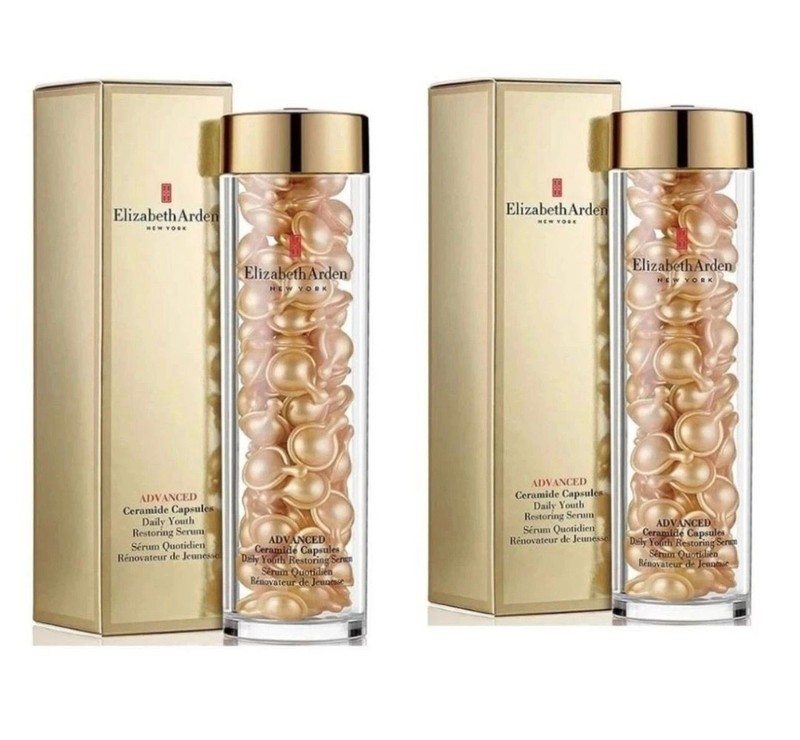 Elizabeth Arden Ceramide Capsules Daily Youth Restoring Serum – 90 Capsules 2pc