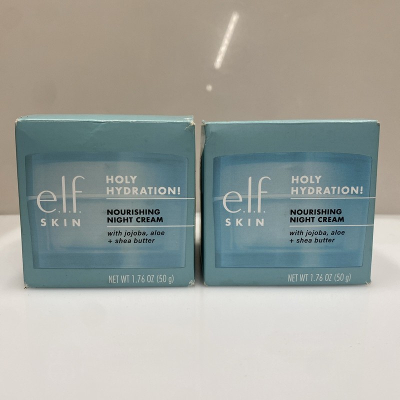 2 x – e.l.f. Skin Holy Hydration Nourishing Night Cream Jojoba Aloe Shea Butter