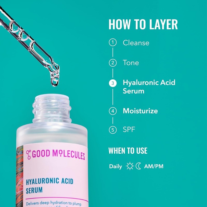 Good Molecules Hyaluronic Acid Serum - 1% Hyaluronic Acid Non-greasy gallery
