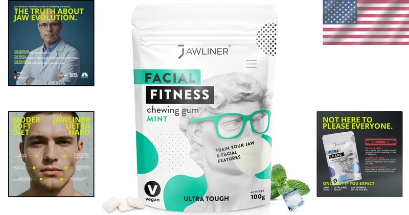 Tough Jawline Gum for Face Toning - Sugar-Free & Gluten-Free gallery