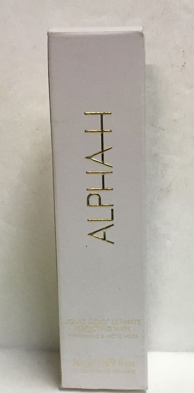 ALPHA-H Liquid Gold Ultimate Perfecting Mask Ferulic & Lactic Acids 1.69 oz NIB