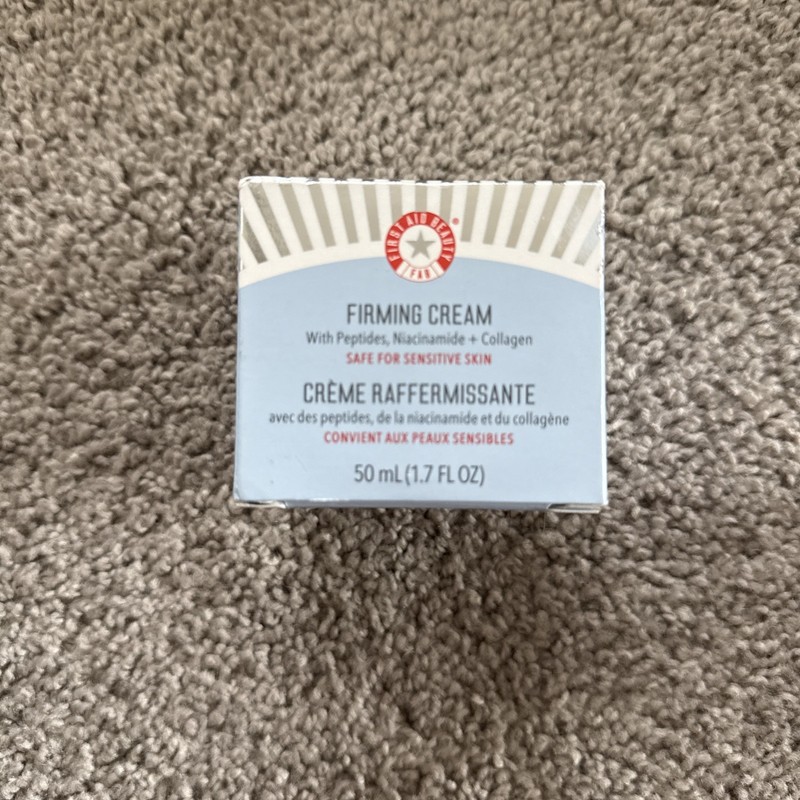 First Aid Beauty Firming Cream with Peptides, Niacinamide + Collagen MSRP $44