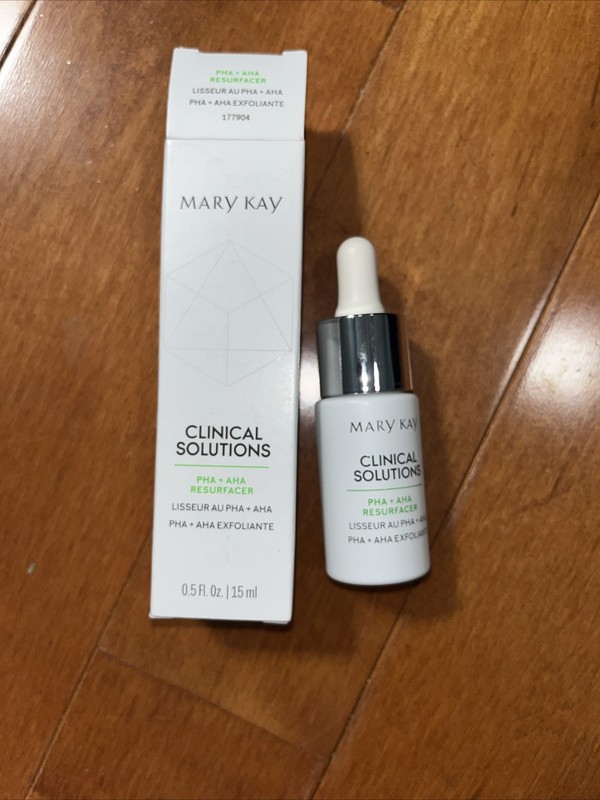 MARY KAY CLINICAL SOLUTIONS PHA + AHA RESURFACER~177904~FULL SIZE .5 oz NEW gallery