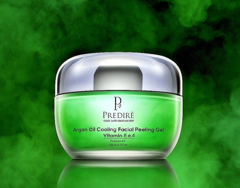 Pr3dire Argan Oil Facial Cooling Peeling Gel Vitamins A & E 1.7 oz New