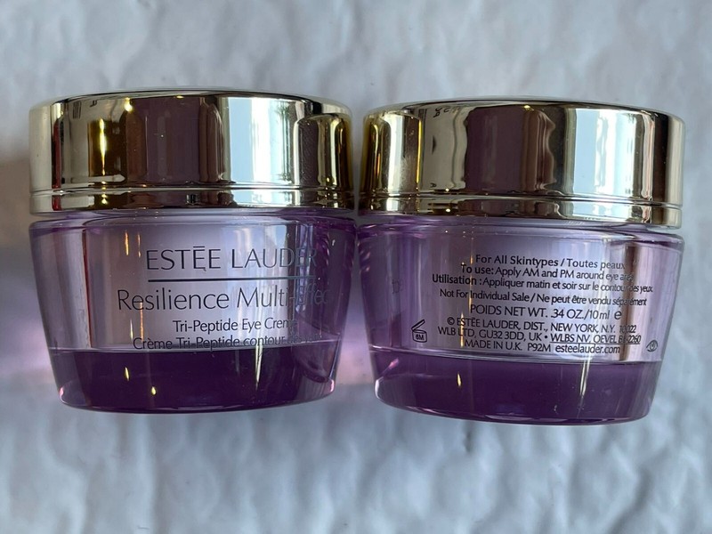 Lot of 2 Estee Lauder Resilience Multi Effect Tri-Peptide Eye Cream 0.34oz/10ml