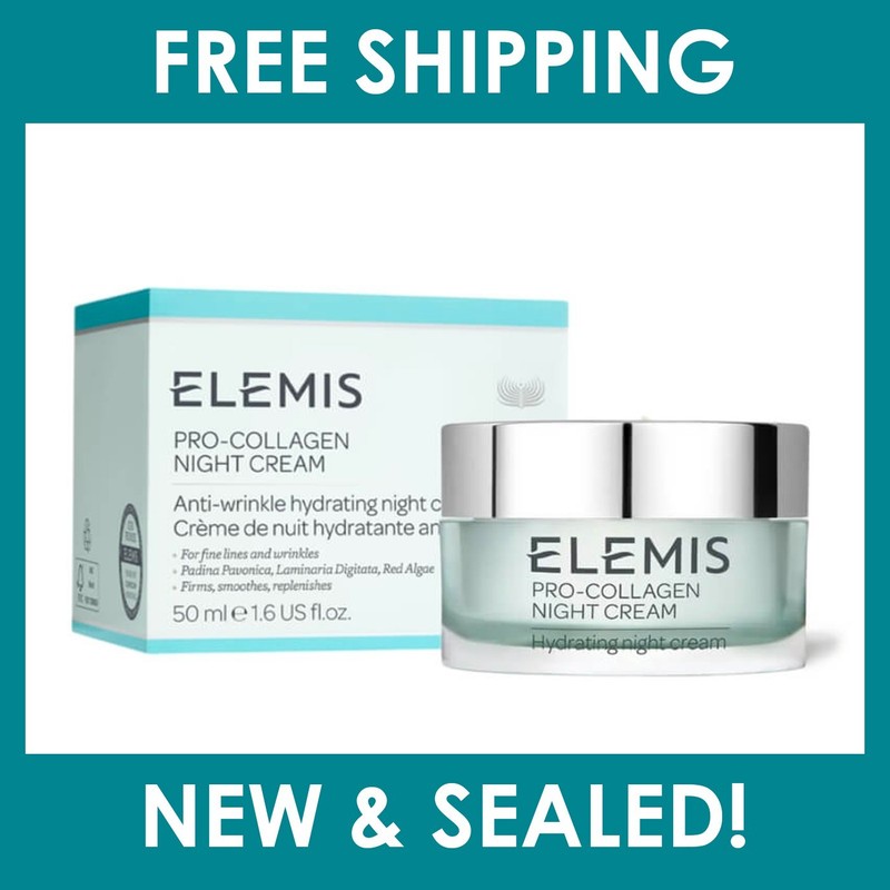ELEMIS Pro-Collagen Marine Cream Anti-Wrinkle Night Cream 50ml / 1.6 fl oz - NEW