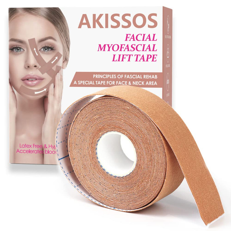 Facial Myofascial Lift Tape Face Lift Tape Face Toning Belts anti Wrinkle Patche