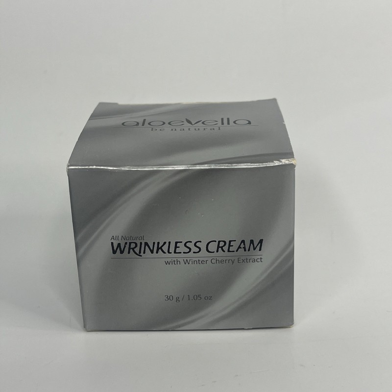 ALOE VELLA ALL NATURAL WRINKLESS CREAM 1.05oz RARE DISCONTINUED SEALED EXPIRED