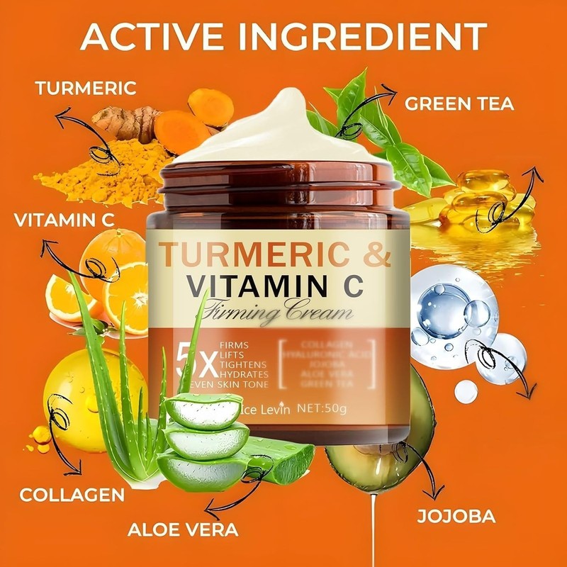Vitamin C + Turmeric Anti-Aging, Glow Boosting Moisturizing Repairing Cream NEW gallery