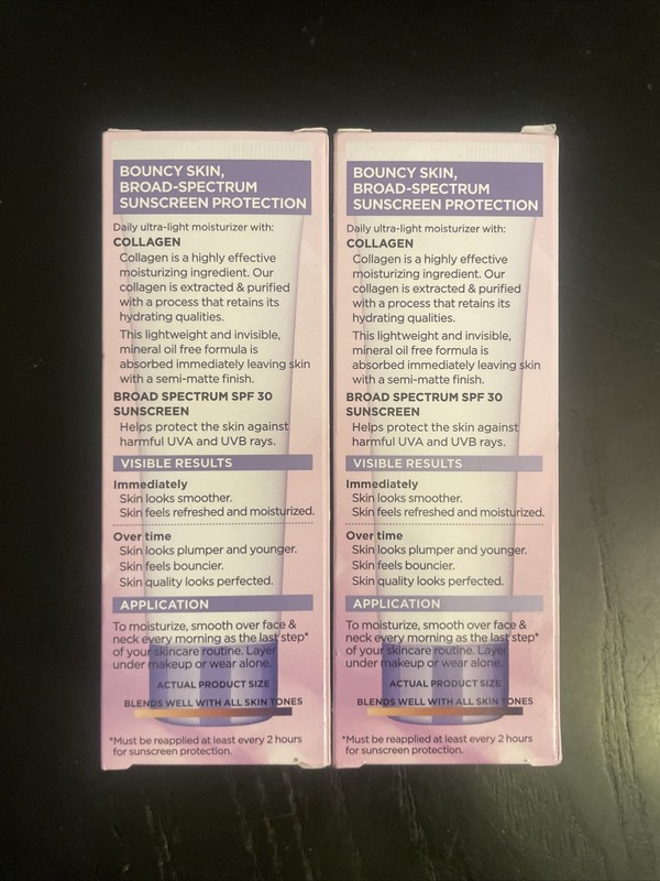 2 PACK L'Oreal Paris Collagen Moisture Filler Lotion SPF 30 1.7 FL OZ Exp 02/26 gallery