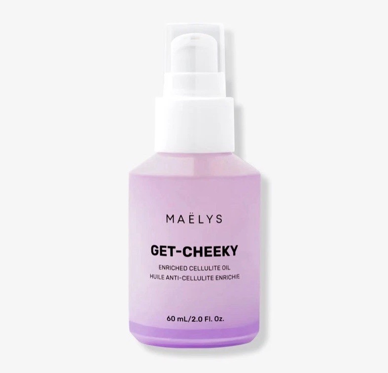 Maelys GET-CHEEKY Enriched Cellulite Oil 2 oz Smooth & Firm Booty & Thighs NIB