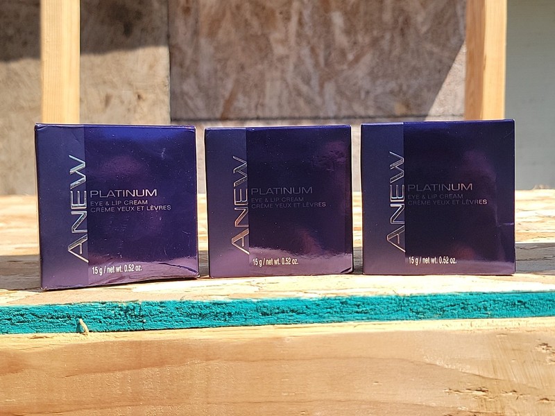x3....Avon Anew Platinum Eye & Lip Cream 15g net wt. .50 oz NEW... gallery