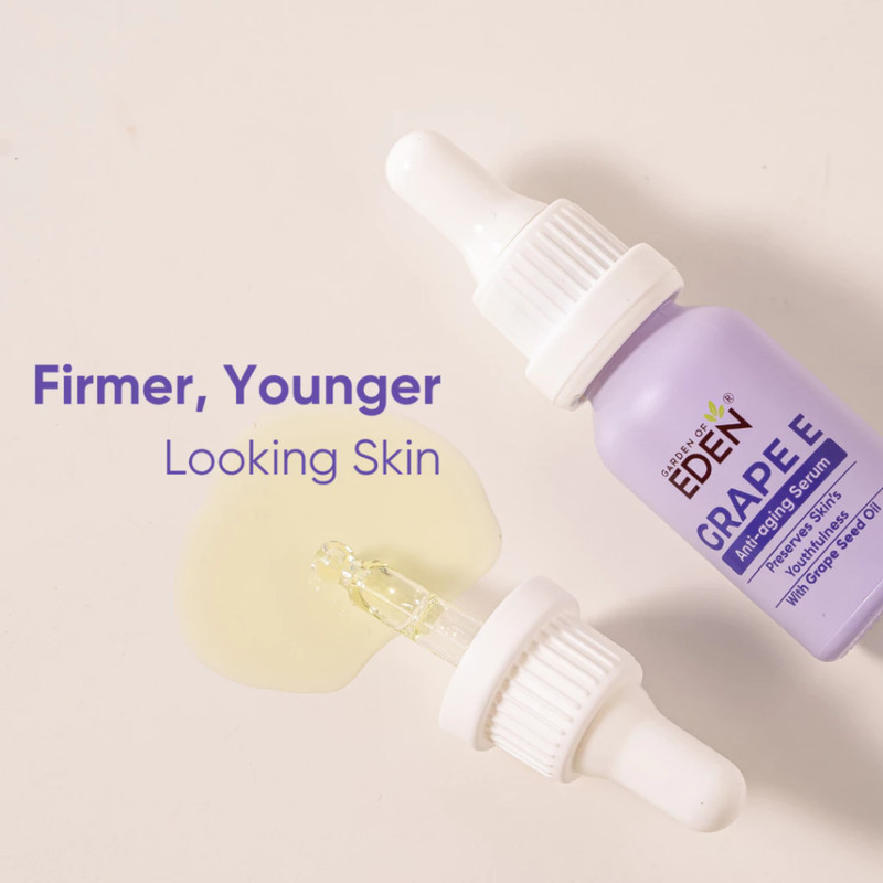 Natural Vitamin E Anti-Aging Serum x2 Antioxidant Face Oil Firming Grape E 15ml gallery