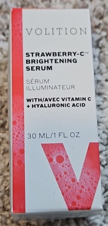 NEW! VOLITION Strawberry-C Brightening Serum with Vitamin C + Hyaluronic Acid