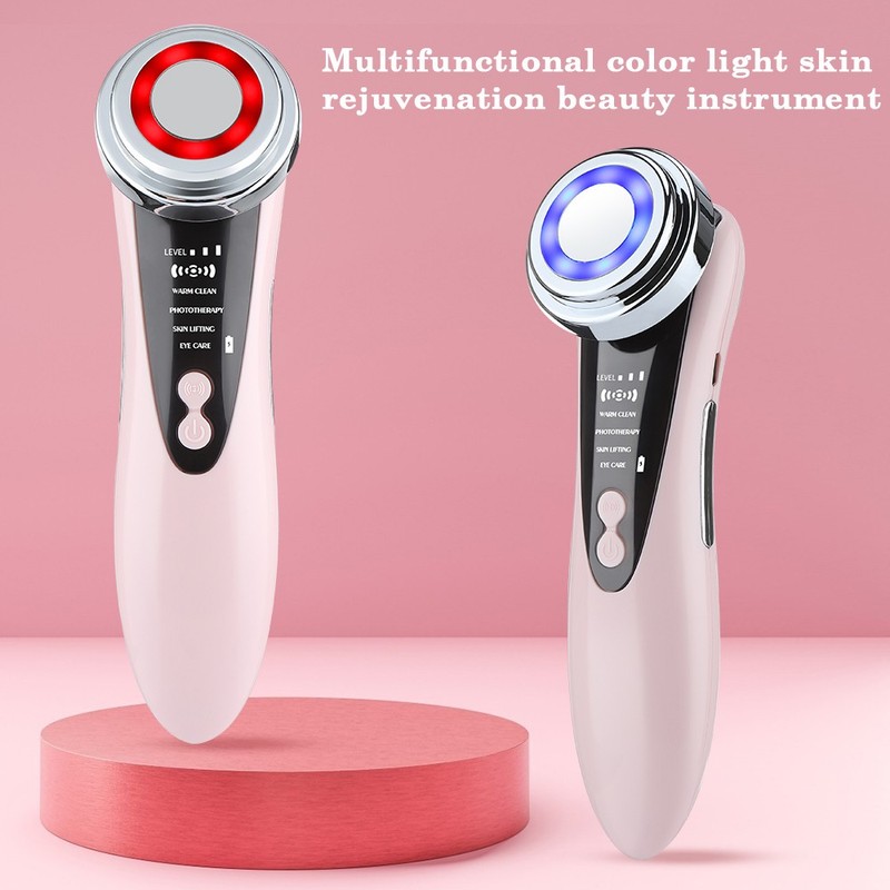 Skin Tightening Machine RF LED Light Photon Therapy Face Massager Facial Beauty