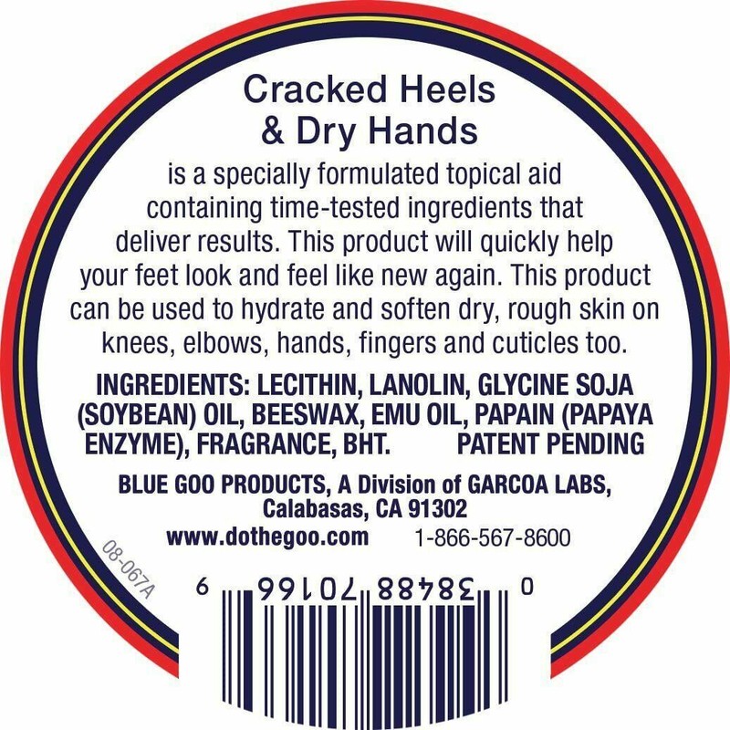 10 Pack Cans Blue Goo Cracked Heel Skin Softner 2 oz-Multi Use Hands,Feet,Elbows gallery