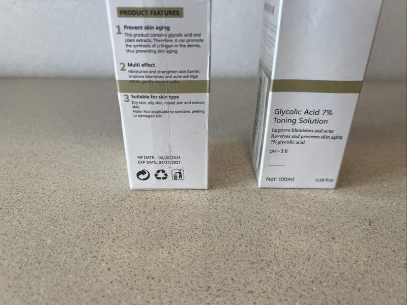 2 Glycolic Acid 7% Toning Solution 100 ml 3.38 fl oz Exfoliate Astringent 4/2027 gallery