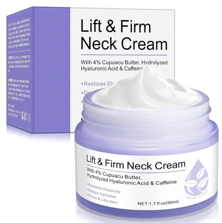 2024 New Pure Neck Firming Cream, Anti-Aging Tighten & Lift Neck Cream, Chest Ne