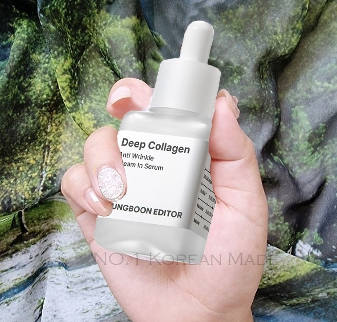 new SUNGBOON EDITOR Deep Collagen Anti-Wrinkle Cream In Serum 40ml/NO.1 Korean