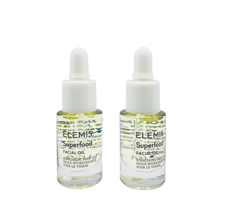 ELEMIS SUPERFOOD FACIAL OIL (NWOB/2 Travel Minis/5ml each)