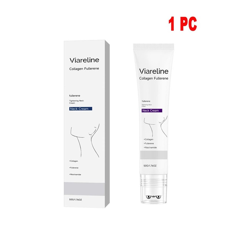 Magic Collagen Fullerene Neck Cream Roller Design for Firming Wrinkle Tightening