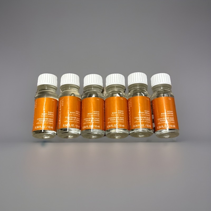 6x Moroccan Oil Body Oil Night Serum 6x 10 ml/0.34 Oz (2.04oz/60ml Total)