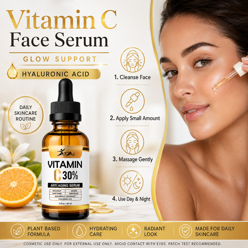 #1 BEST Anti Aging Vitamin C Serum Vitamin E & Hyaluronic Acid collagen cream gallery