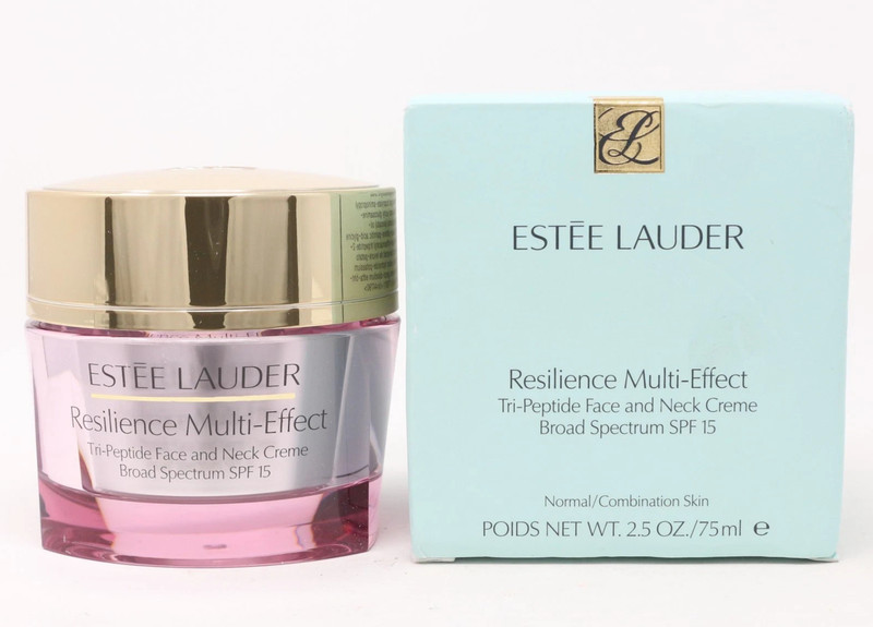 Estee Lauder Resilience Multi Effect Tri Peptide Face Neck Creme SPF 15 2.5 oz