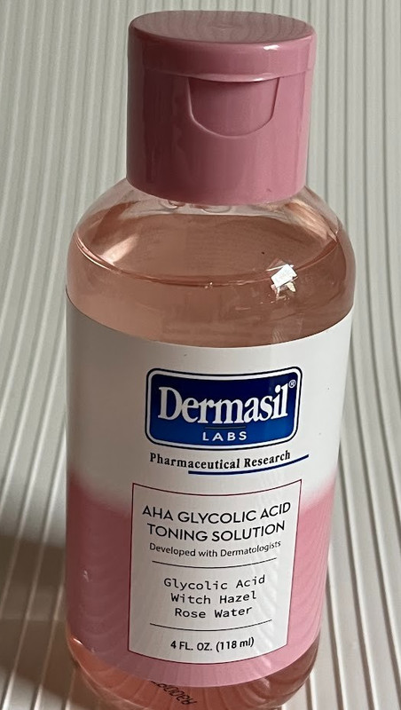 NEW! DERMASIL LABS ~ «AHA GLYCOLIC ACID» TONING SOLUTION ~ 4 OZ. ~ BUY 1 or ALL