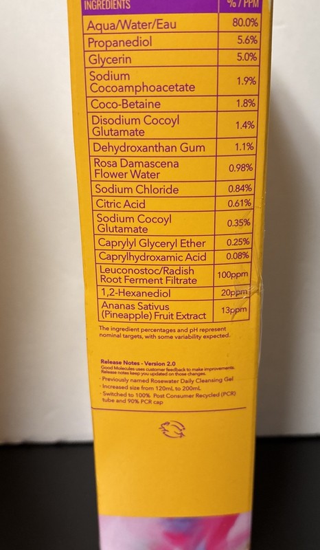 GOOD MOLECULES HYDRATING FACIAL CLEANSING GEL 6.7oz / 200ml NEW IN BOX gallery