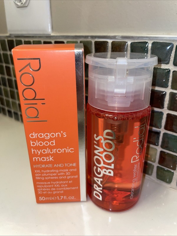 RODIAL Dragons Blood Hyaluronic Mask 1.7oz & Cleansing Water 3.38oz Free Ship!