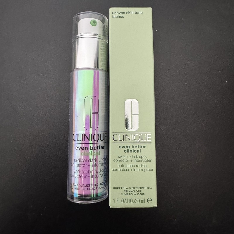 Clinique Even Better Clinical Radical Dark Spot Corrector + Interrupter 1 oz NIB