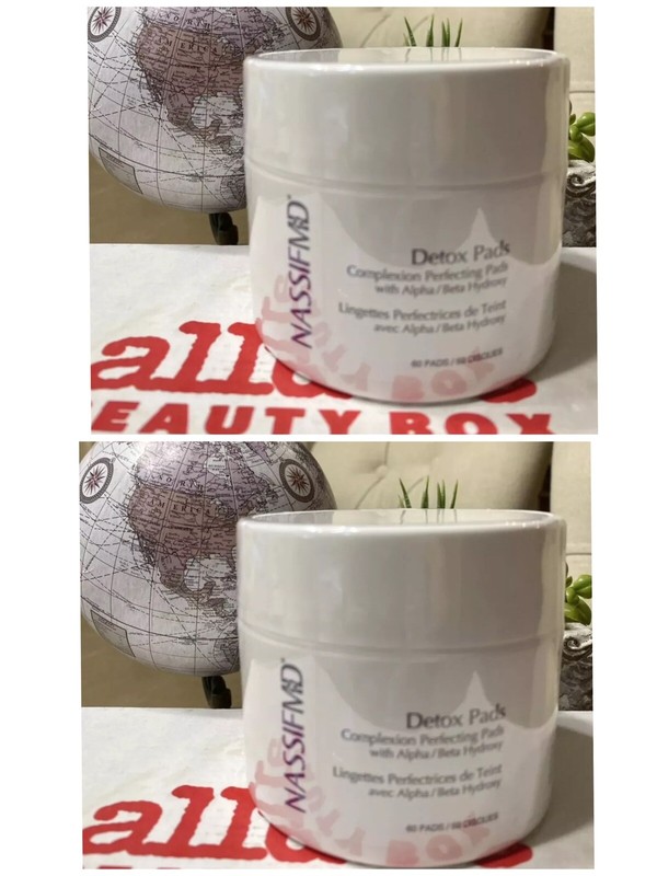 2x Nassif MD Dermaceuticals detox pads 60 Pads – FREE Shipping (B)