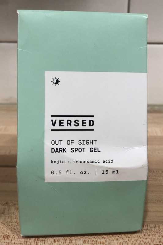 NEW Versed Out of Sight DARK SPOT GEL 0.5 fl oz Kojic Tranexamic Acid